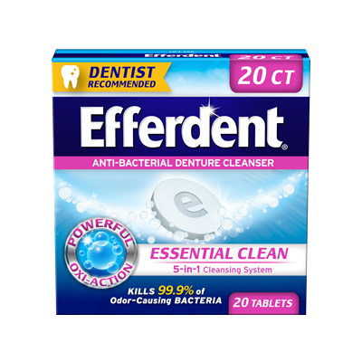 Efferdent Limpador de Dentadura Antibacteriano